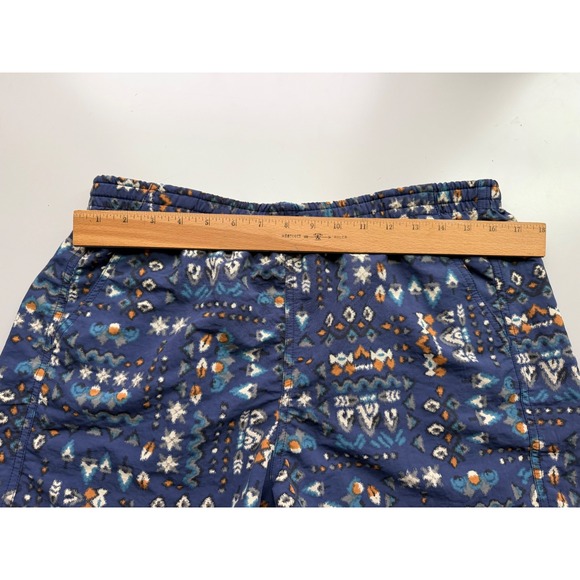 Patagonia Baggies Shorts Womens Blue Geometric Tribal Print Large - Picture 4 of 10